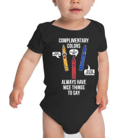 Complimentary Colors Funny Artist Gift Baby Bodysuit | Artistshot