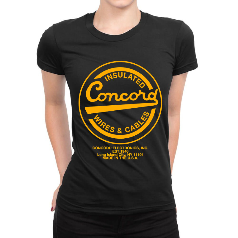 Concord Electronics, Inc. Ladies Fitted T-Shirt by fencevaudeville14 | Artistshot