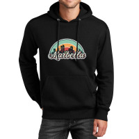 Marbella City Retro Unisex Hoodie | Artistshot