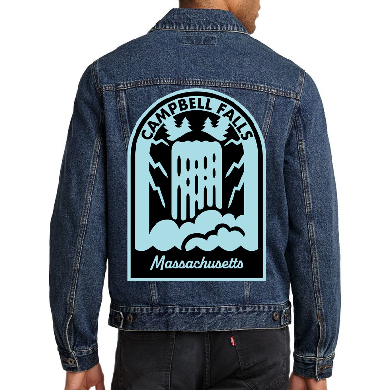 Campbell Falls Massachusetts Men Denim Jacket by currentlyderby559 | Artistshot