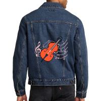 Contra Bass Player Classic T Men Denim Jacket | Artistshot