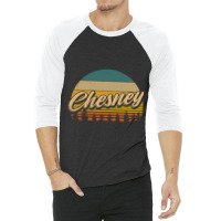 Personalized Name Chesney Retro Styles Birthday 3/4 Sleeve Shirt | Artistshot