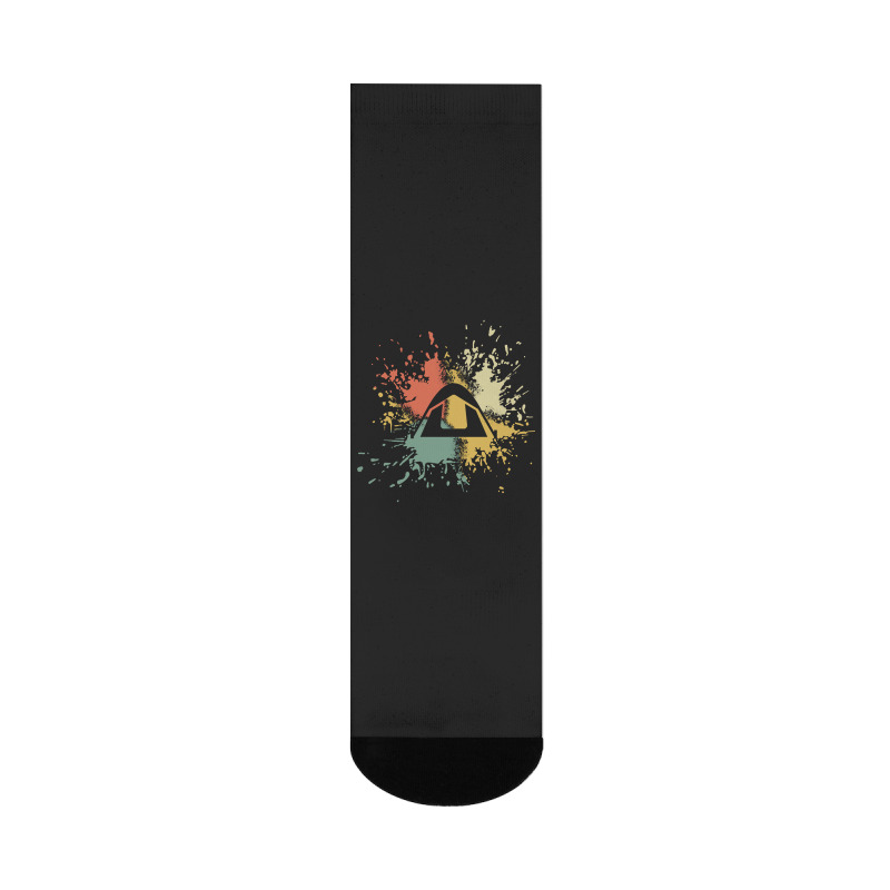 Camping Ink Splash Crew Socks | Artistshot