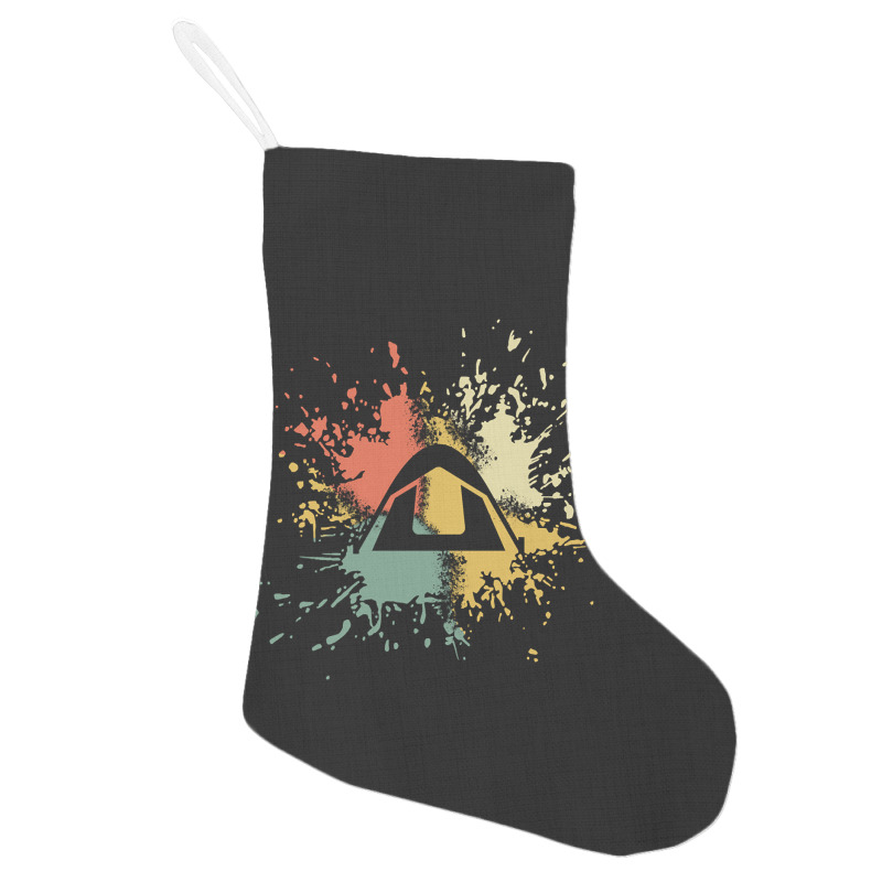 Camping Ink Splash Holiday Stocking | Artistshot