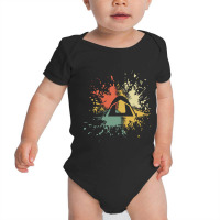 Camping Ink Splash Baby Bodysuit | Artistshot