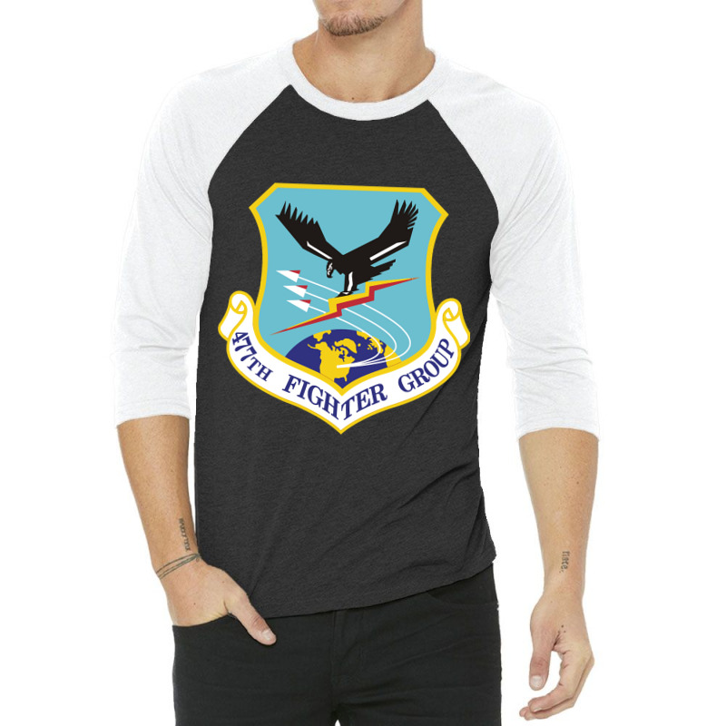 477th Fighter Group (u.s. Air Force) 3/4 Sleeve Shirt by nourishnormally484 | Artistshot