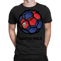 Costa Rica Football Country Flag T-shirt | Artistshot