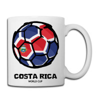 Costa Rica Football Country Flag Coffee Mug | Artistshot