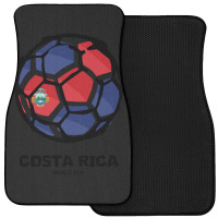 Costa Rica Football Country Flag Front Car Mat | Artistshot