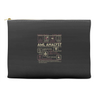 Aml Analyst T Shirt   Multitasking Daily Value Gift Item Tee Accessory Pouches | Artistshot