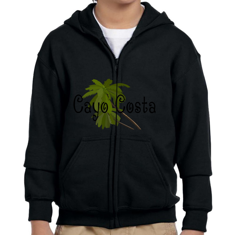 Cayo Costa Florida Youth Zipper Hoodie by brushdatum98 | Artistshot