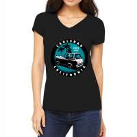 Carlsbad, California-hwtbx Women's V-neck T-shirt | Artistshot