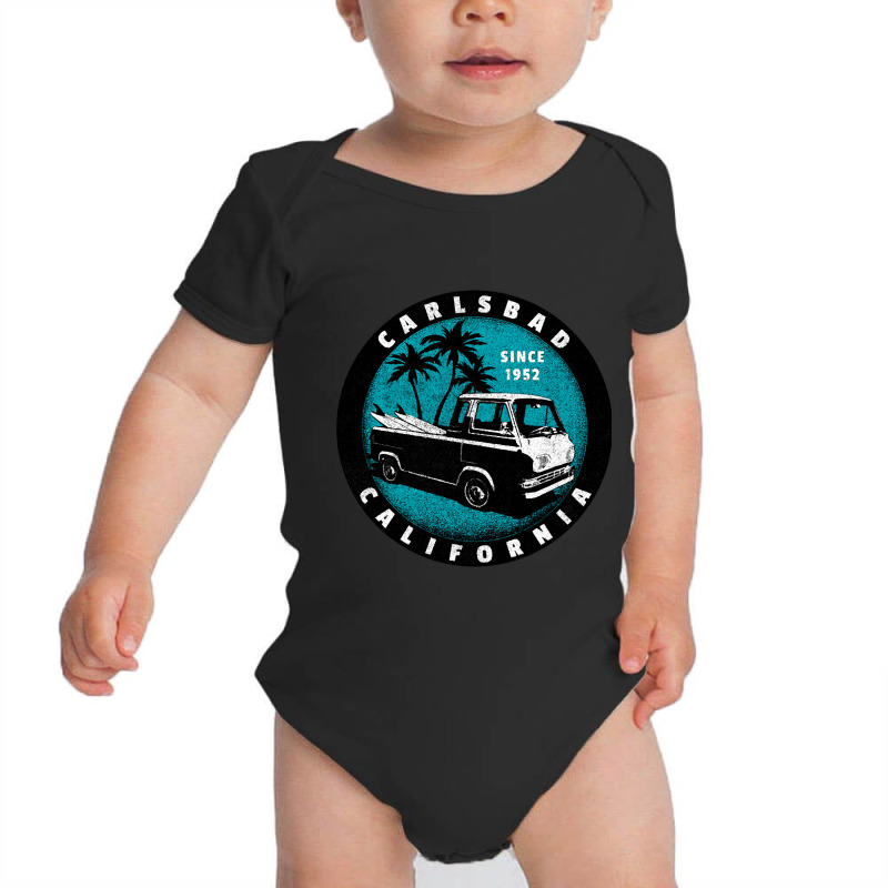 Carlsbad, California-hwtbx Baby Bodysuit by venbytumny | Artistshot