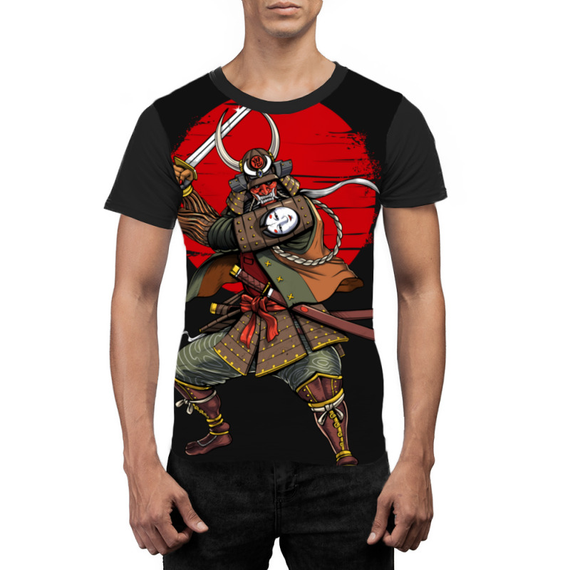 Limited Edition Samurai Demon Oni Japanese Ninja Martial Arts Graphic T-shirt by yumgaugeteuda | Artistshot