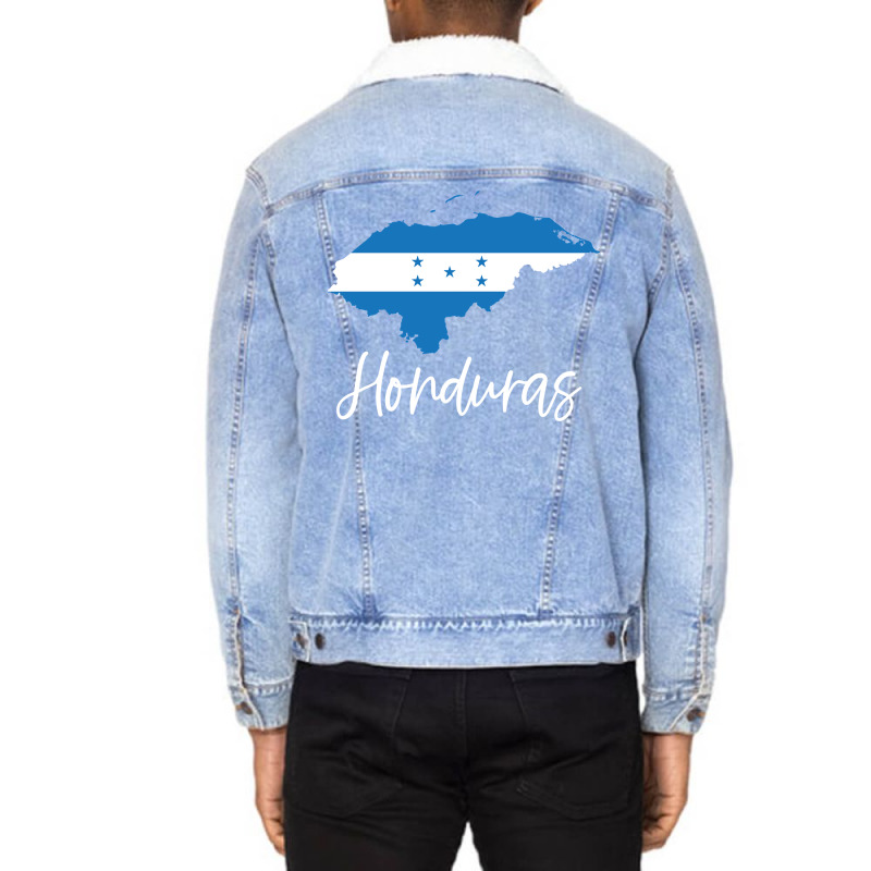 Honduras Flag Central America Copan Latina Camisa Catracho Pullover Ho Unisex Sherpa-Lined Denim Jacket by saterseim | Artistshot