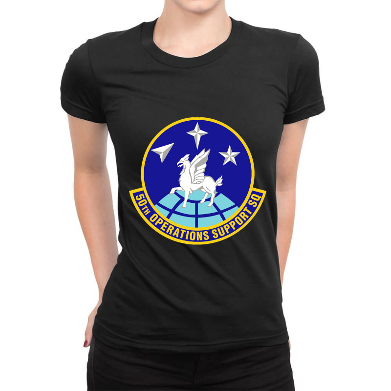 50th Operations Support Squadron (u.s. Air Force) Ladies Fitted T-Shirt by Weasetu1379 | Artistshot