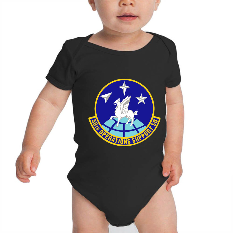 50th Operations Support Squadron (u.s. Air Force) Baby Bodysuit by Weasetu1379 | Artistshot