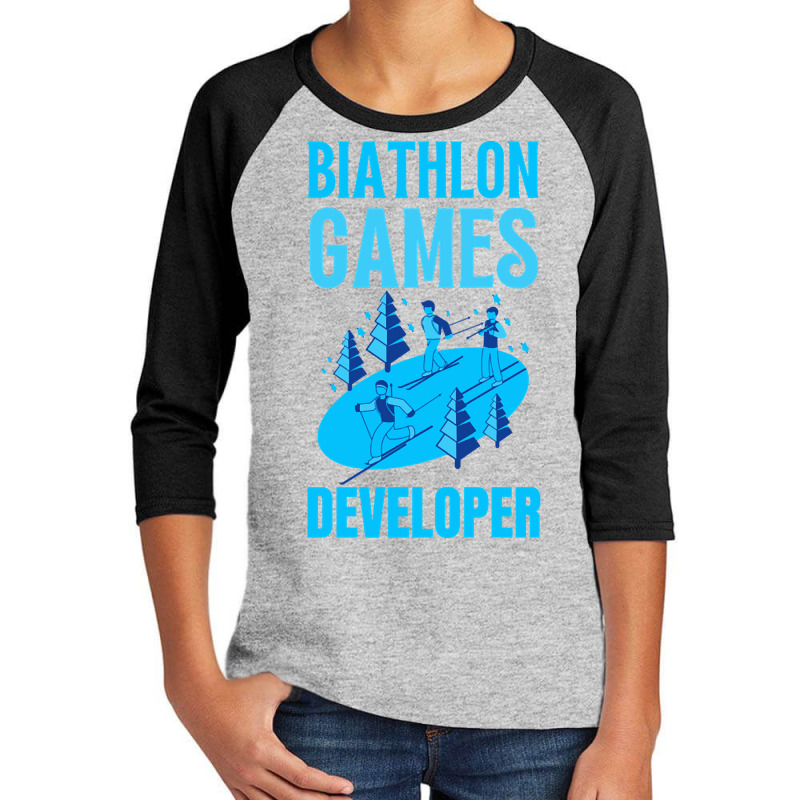 Biathlon Games Developer Youth 3/4 Sleeve by jauntdemant049 | Artistshot