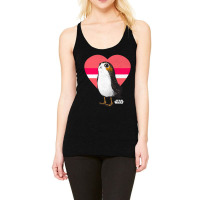 Trending Porg Big Love Heart Valentine's Day Racerback Tank | Artistshot