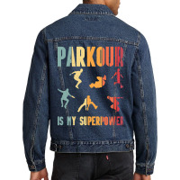 Parkour-c3rv0 Men Denim Jacket | Artistshot