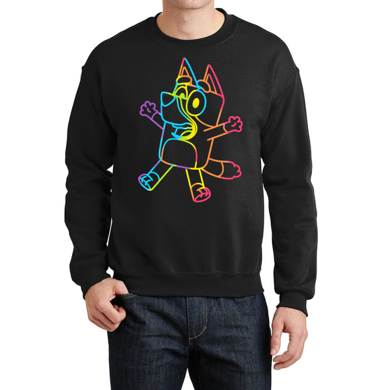 Best Dad Rainbow Dance Crewneck Sweatshirt | Artistshot