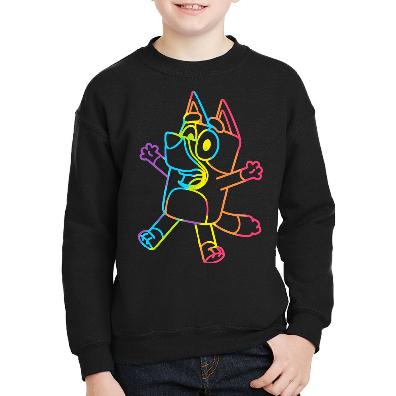 Best Dad Rainbow Dance Youth Sweatshirt | Artistshot