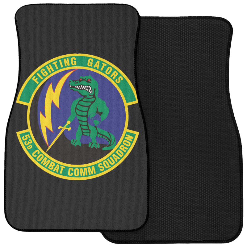 53d Combat Communications Squadron (u.s. Air Force) Front Car Mat | Artistshot