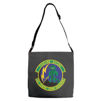 53d Combat Communications Squadron (u.s. Air Force) Adjustable Strap Totes | Artistshot