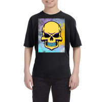 Cool Smiling Skull Youth Tee | Artistshot