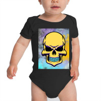 Cool Smiling Skull Baby Bodysuit | Artistshot