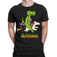 Arizona Tshirt Gift Dinosaur Riding Unicorn T Rex Kids Boy Girl Teen B T-shirt | Artistshot