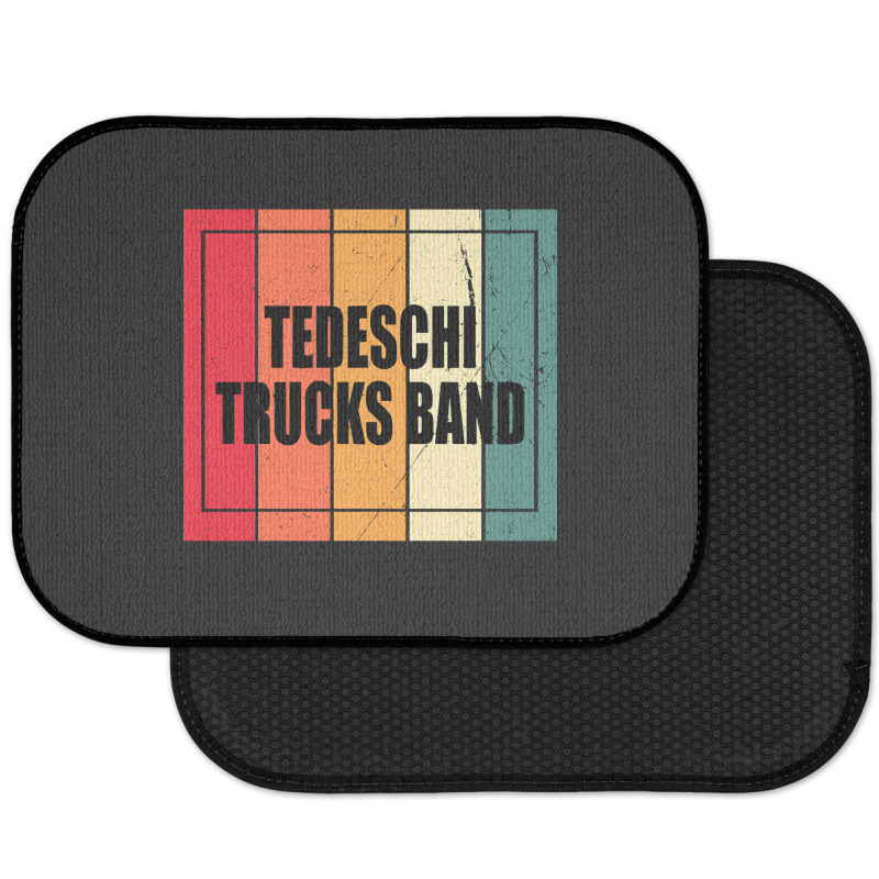 Personalized Name Tedeschi Birthday 70s 80s 90s Vintage Styles Rear Car Mat | Artistshot