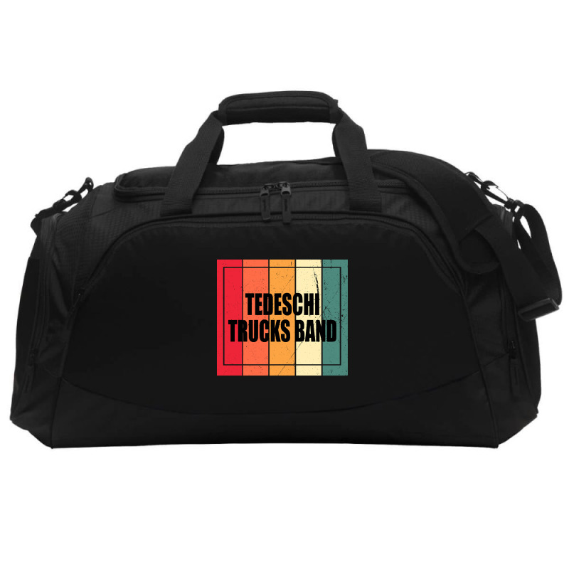 Personalized Name Tedeschi Birthday 70s 80s 90s Vintage Styles Active Duffel | Artistshot