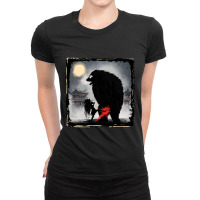 Bear Kick-ce0lg Ladies Fitted T-shirt | Artistshot