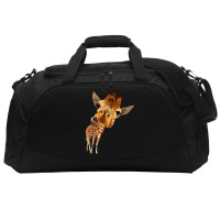 Hot Trend Crazy Giraffe Active Duffel | Artistshot