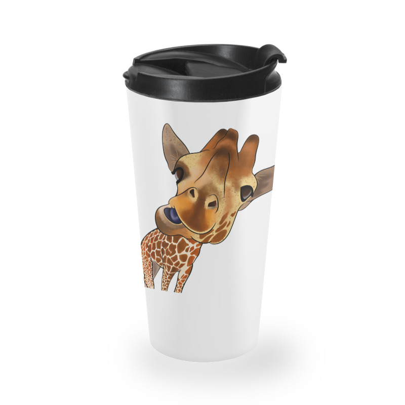 Hot Trend Crazy Giraffe Travel Mug | Artistshot