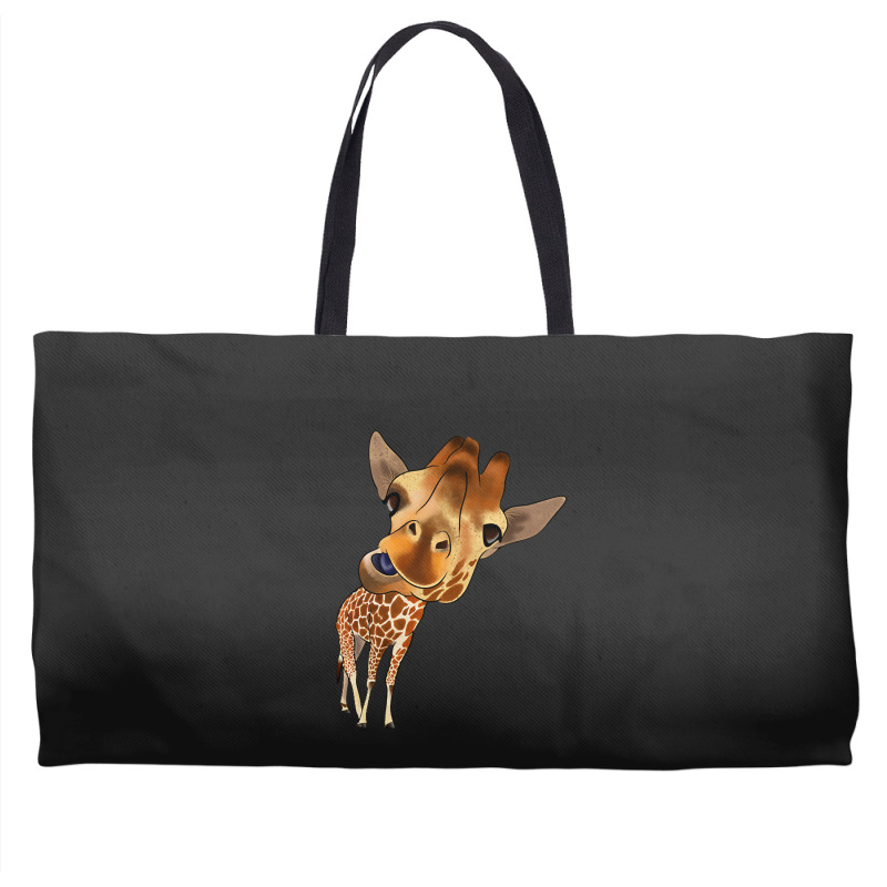 Hot Trend Crazy Giraffe Weekender Totes | Artistshot