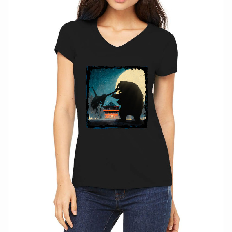 Bear Kick-p50bf Women's V-Neck T-Shirt by resaleberries875 | Artistshot