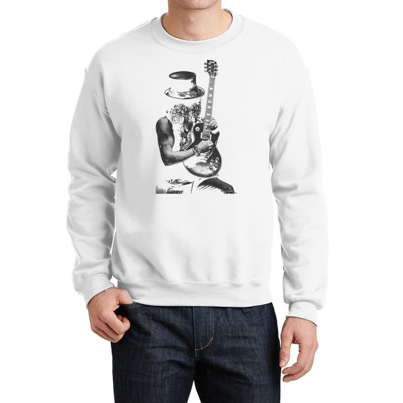 Stage Slash Guitars Crewneck Sweatshirt by gbaronezwar | Artistshot