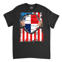 Panamanian American Grown Patriot Panama Flag From Usa T Shirt Classic T-shirt | Artistshot