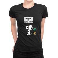 Hot Trend Peanuts St Patrick's Day This Is My Lucky Ladies Fitted T-shirt | Artistshot