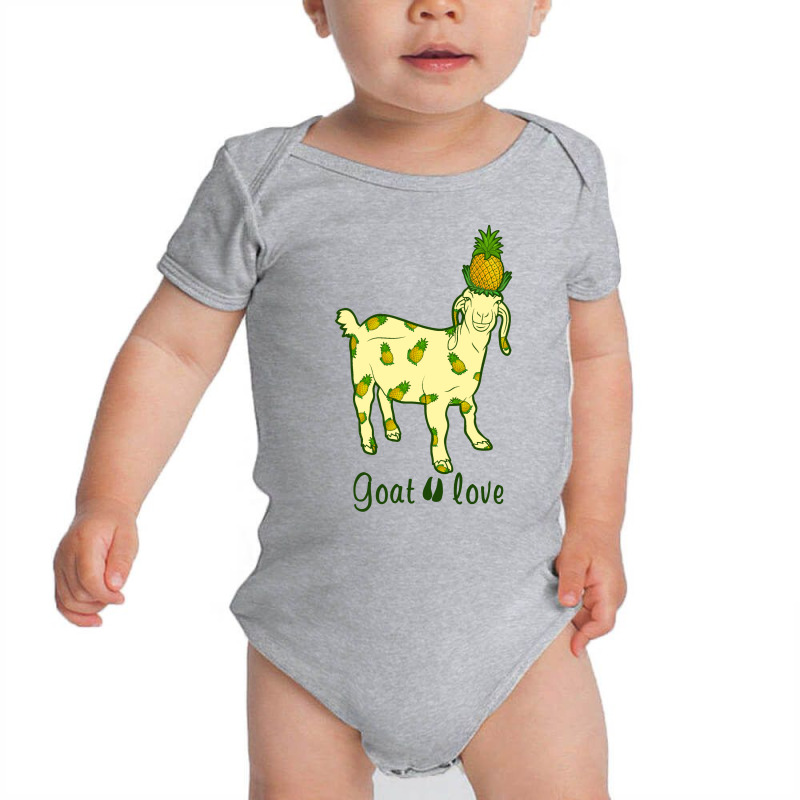 Goat Love Pinapple Baby Bodysuit by hoainv | Artistshot