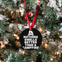 Camping T Shirt - Nothing Smells Better Than A Campfire-bpcfg Ornament | Artistshot