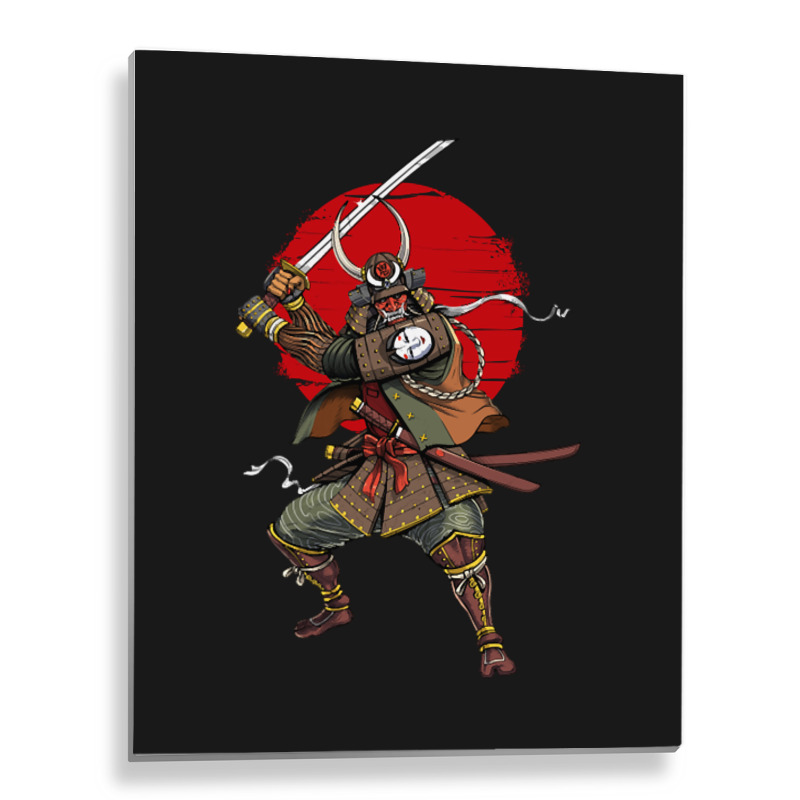 Demon Samurai Warrior Metal Print Vertical | Artistshot