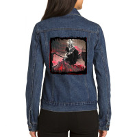 Bear Kick-wmew8 Ladies Denim Jacket | Artistshot