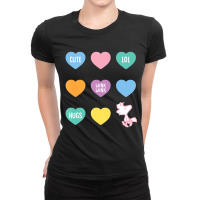 Hot Trend Peanuts Valentine Candy Heart Ladies Fitted T-shirt | Artistshot