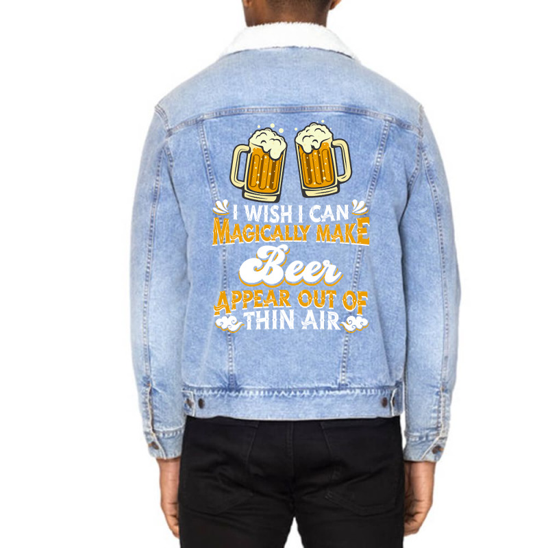 Beer Brewing House Brewer - Alcohol Brew Beer Unisex Sherpa-lined Denim Jacket | Artistshot