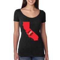 California Teacher Teach Love Inspire Women's Triblend Scoop T-shirt | Artistshot