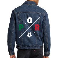 Portugal Soccer Team Men Denim Jacket | Artistshot