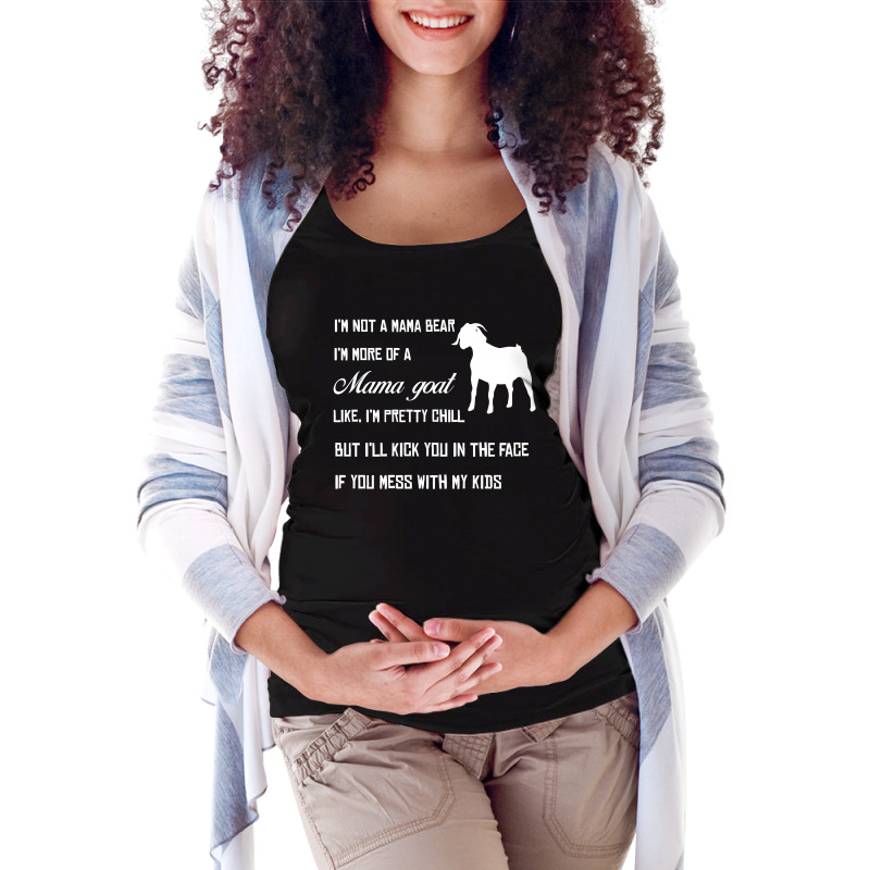 I'm More Of A Mama Goat Maternity Scoop Neck T-shirt by hoainv | Artistshot